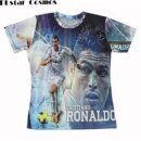 Remera Con Estampado 3D De Cristiano Ronaldo Estilo Veraniego Informal Para Hombre Y Mujer