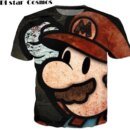 Remera 3D Estilo Cosmos Was Super Mario Bros Para Hombre Remera Casual Unisex Para Mujer