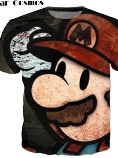Remera 3D Estilo Cosmos Was Super Mario Bros Para Hombre Remera Casual Unisex Para Mujer