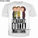 Remera Cosmos Tees De Rick Y Morty Para Mujer Y Hombre Con Personajes De Dibujos Animados Divertidos