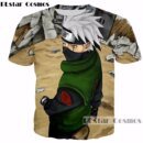 Remera Clásica Hipster Animada En 3D De Naruto Cosmos Para Mujer Harajuku