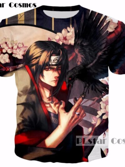 Remera Clásica Vintage De Estilo Harajuku Naruto De Cosmos Para Hombre Y Mujer
