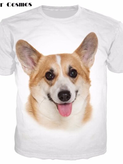 Remera 3D Con Estampado De Perro Cosmos Para Mujer Remera De Hip Hop Para Hombre Niños