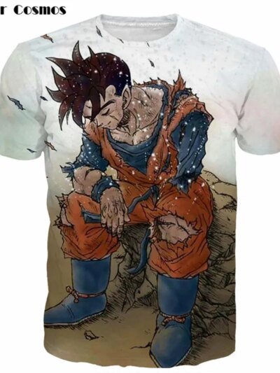 Remeras Con Estampado 3D De Dragon Ball Z Goku Para Hombre Y Mujer Estilo Hipster De Verano
