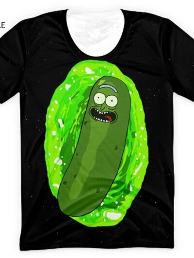 Remera Rick Vortex Para Hombre Y Mujer Cuello Redondo Manga Corta Informal Remeras De Verano Para Hombre Marca 3D