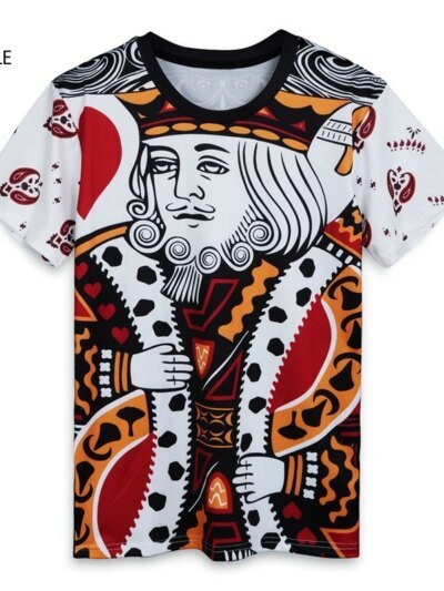 Remera Con Estampado 3D De Mapa Para Hombre Y Mujer Manga Corta Y Cuello Redondo Informal De Verano Con Estampado De Marca