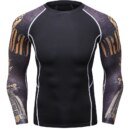 Remeras De Compresión 3D Con Calavera De Punisher Para Culturismo Para Hombres