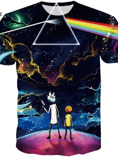 Remera Informal De Manga Corta Para Hombre De And Morty Estilo Hip Hop