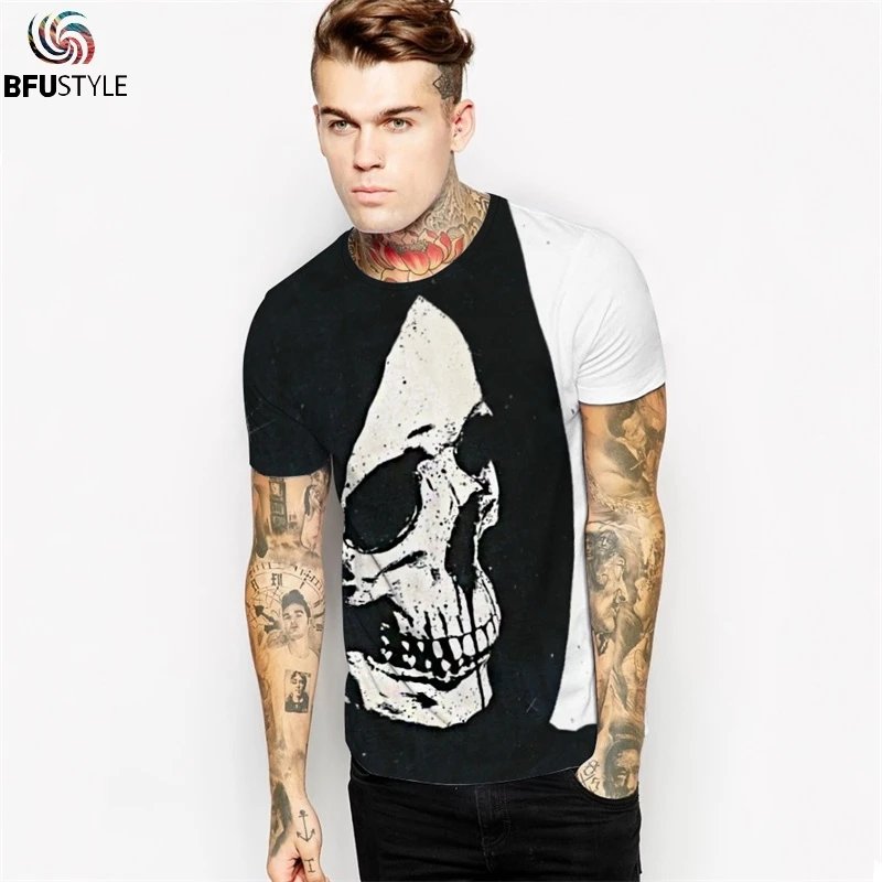 Remeras De Hombre Con Estampado De Muerte Remeras De Verano Harajuku Para Hombre Remeras Para Hombre Remeras Para Hombre De Alta Calidad