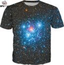 Remeras De Manga Corta Con Cuello Redondo Para Hombre Y Mujer Ropa Informal De Verano Con Estampado Gráfico 3D Galaxy