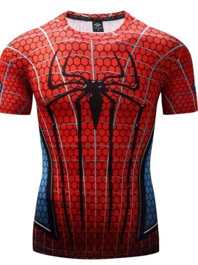 Remeras Estampadas En 3D Para Hombre Compresión Crossfit Fitness Superior