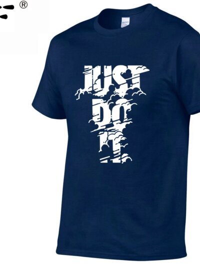 Remera Doodle De Manga Corta De Verano De Algodón Con Estampado Casual Divertida Para Hombre Adi