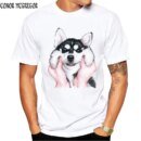 Remera Informal De Manga Corta Con Estampado Ronco De Mcgregor Con Animales En Acuarela En 3D