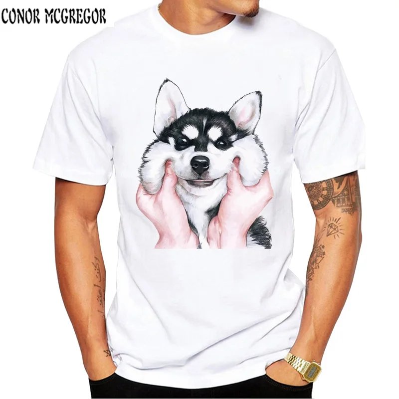 Remera Informal De Manga Corta Con Estampado Ronco De Mcgregor Con Animales En Acuarela En 3D