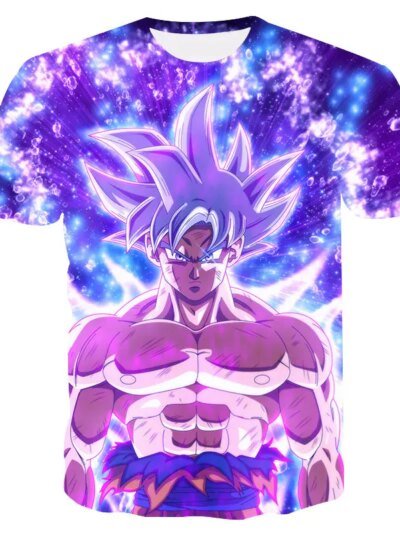 Remera Super Saiyan Dragon Ball Z Animated 3D Goku Was Tee Tops Hombres