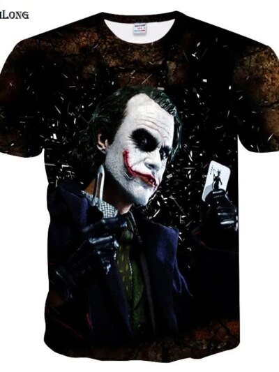 Remera De Hip Hop Divertida Remera 3D Para Hombre De Manga Corta Con Estampado