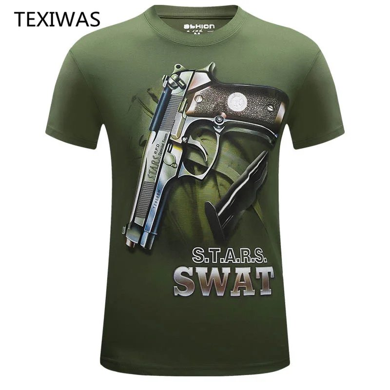 Remeras 3D Para Hombre Con Ampliación Kawasaki Moster Ropa Para Adultos Remera De Algodón Para Papá