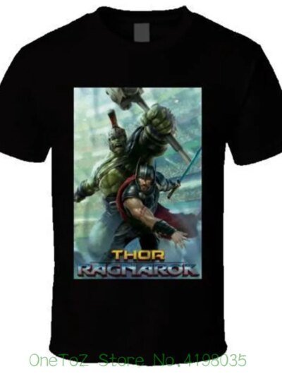 Remera 3D De Thor Loki Ragnarok Y Hulk Talla Grande Algodón