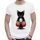Remera Japonesa 3D De Estilo Hip Hop Con Diseño De Gato