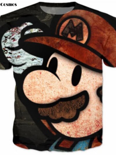 Remeras Vintage De Super Mario Cosmos Para Hombre Y Mujer Divertidas Remeras Con Dibujos Animados En 3D