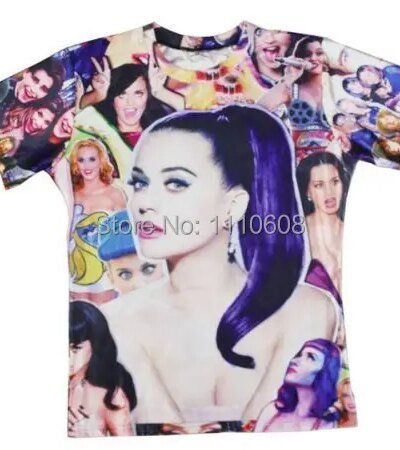 Remeras Casuales Con Estampado 3D De Katy Perry Estilo Hip Hop Y Harajuku Para Hombre Y Mujer Cosmos