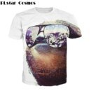Remera Cosmos Perezoso Para Hombre Y Mujer Gafas De Sol 3D Que Reflejan Rayos De Efectivo