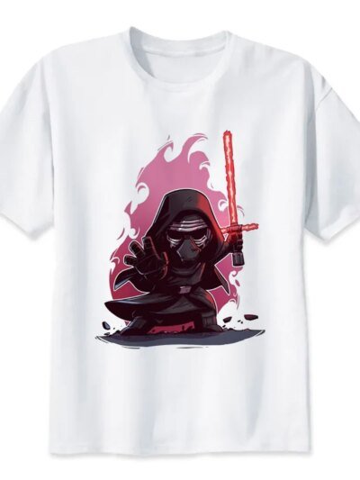 Remera 3D De Luke Skywalker Y Darth Vader De Star Wars Para Mujer Y Hombre