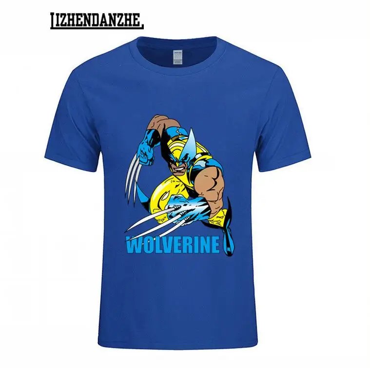 Remera De Algodón De Verano De Wolverine 3D De X Men Para Hombre Y Mujer Manga Corta