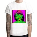 Remeras Estampadas Lehman Ray Ahegao Blancas Para Hombre Informales