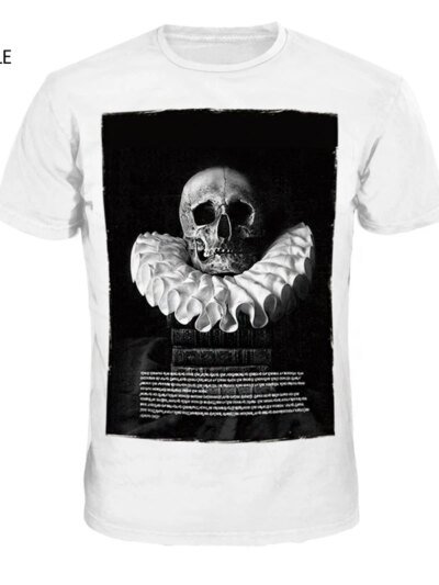 Remera De Calavera Con Estampado 3D De Harajuku Para Hombre Ropa Informal Para Hombre