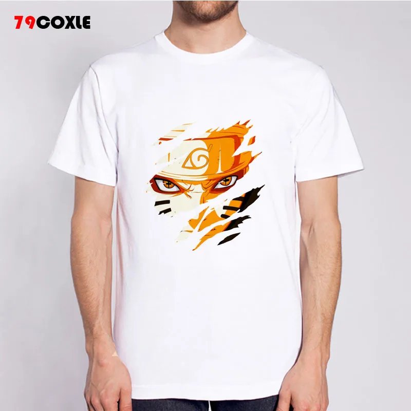 Remera Con Estampado Animal Para Hombre Divertida Naruto Ropa Harajuku