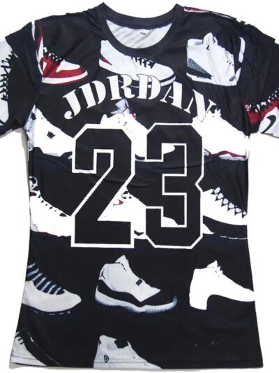 Remera De Dibujos Animados De Pokémon Para Hombre Jordan 23 Zapatillas Clásicas De Hip Hop Para Mujer Impresión 3D