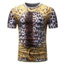 Remeras De Manga Corta Con Estampado De Leopardo En Tallas Grandes De Verano En 3D